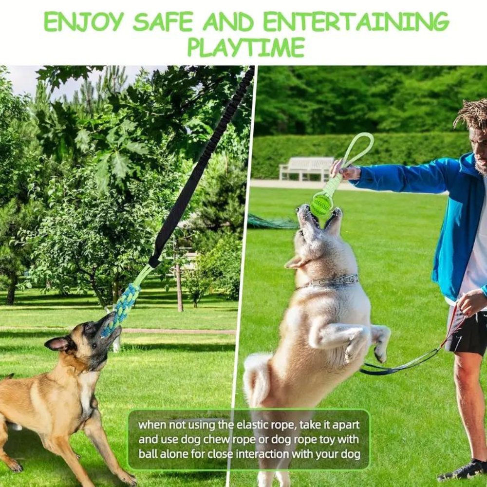 TugDent • Dog Rope Tug Toy - Dog Rope Toy - BowLift