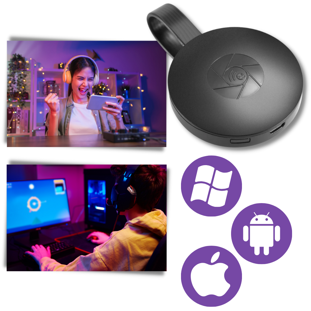 BowLift | TV Dongle for Smart TV Conversion – HDMI Stick for Phone Mirroring & Streaming