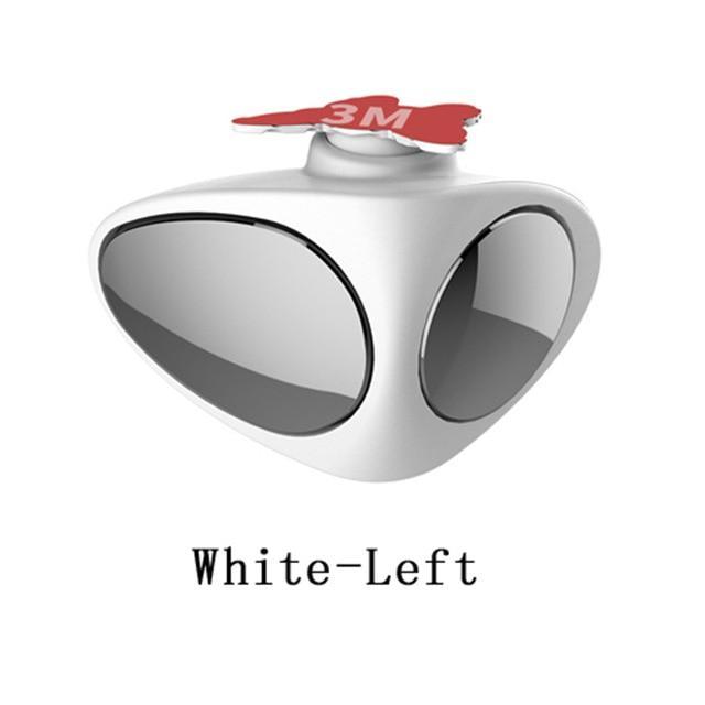 BowLift | Car Mirror Large Vision Rear View Auxiliary Reversal Blind Zone Wide Angle Mirror360 Rotation Adjustable  Dual Lens Coach Mirror