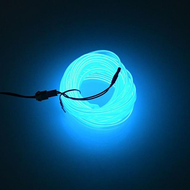 BowLift | 5m car interior accessories atmosphere lamp EL cold light line with USB DIY Decorative Dash board Console Door LED Ambient Light