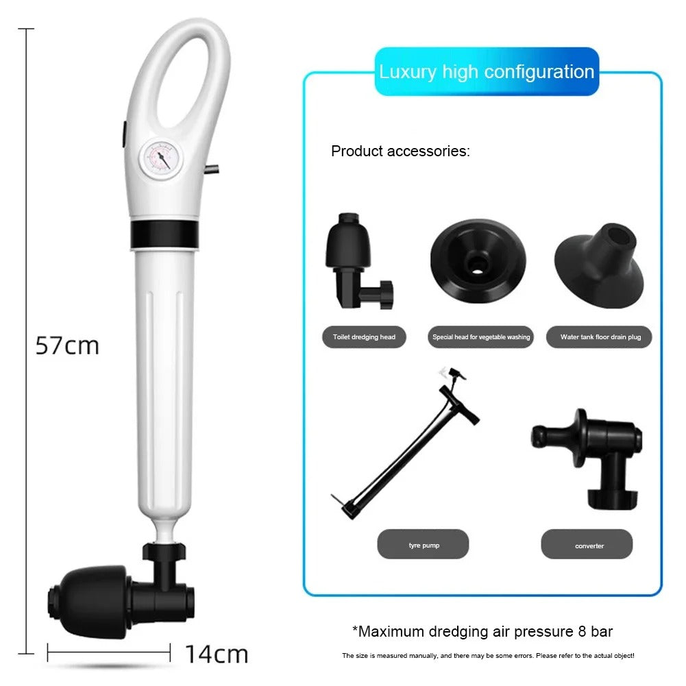 BowLift | ClearFlow™ Toilet Plunger | Fast-Acting Tool for Drain and Toilet Blockage Solutions