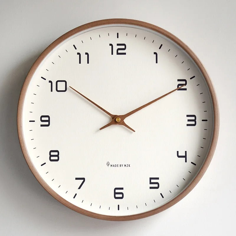 BowLift | Minimalistic Wall Clock | Metal & Resin