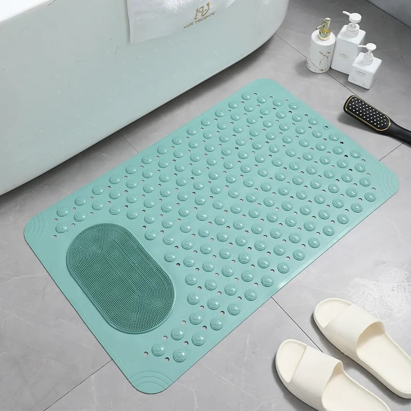 BowLift | Anti-Slip Shower Mat with Integrated Foot Scrubber – Safe, Comfortable & Quick-Drying Design