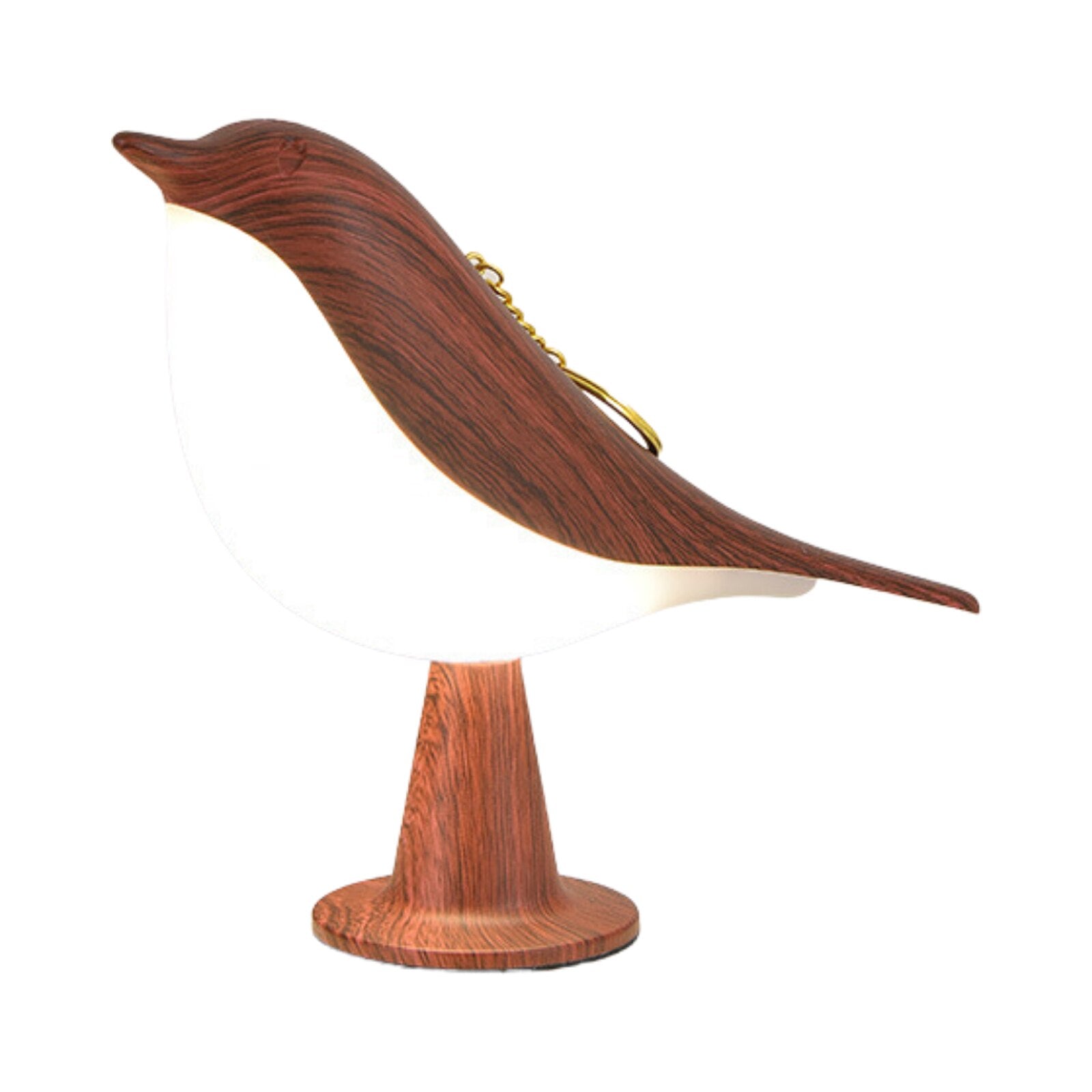BowLift | Modern Wood LED Table Lamp Bird Design