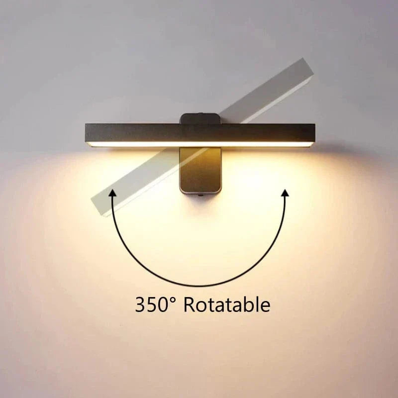 BowLift | PIR Motion Sensor Outdoor Wall Light | IP65 Waterproof, Rotatable Design & Adjustable Length for Gardens and Entrances