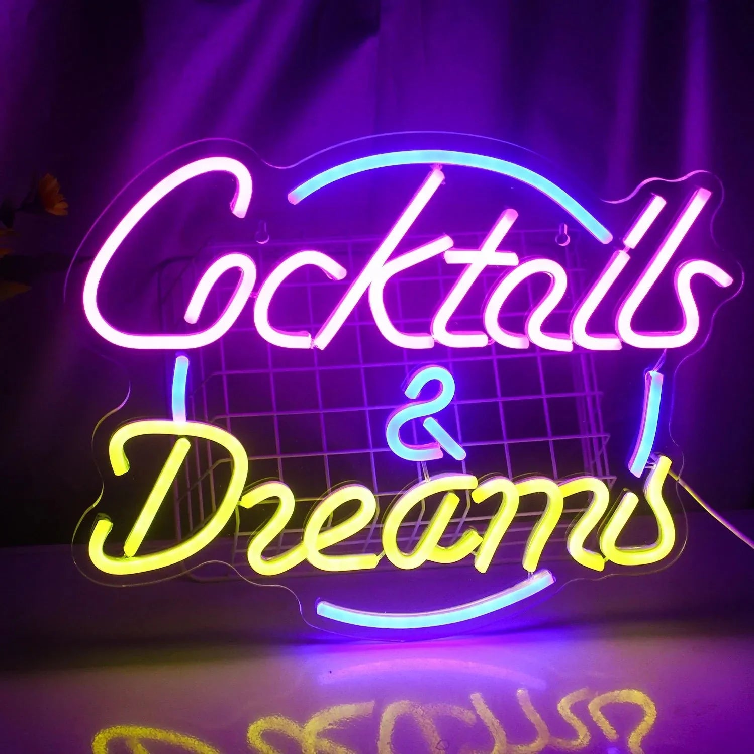 BowLift | Lively Cocktails & Beer LED Neon Wall Sign
