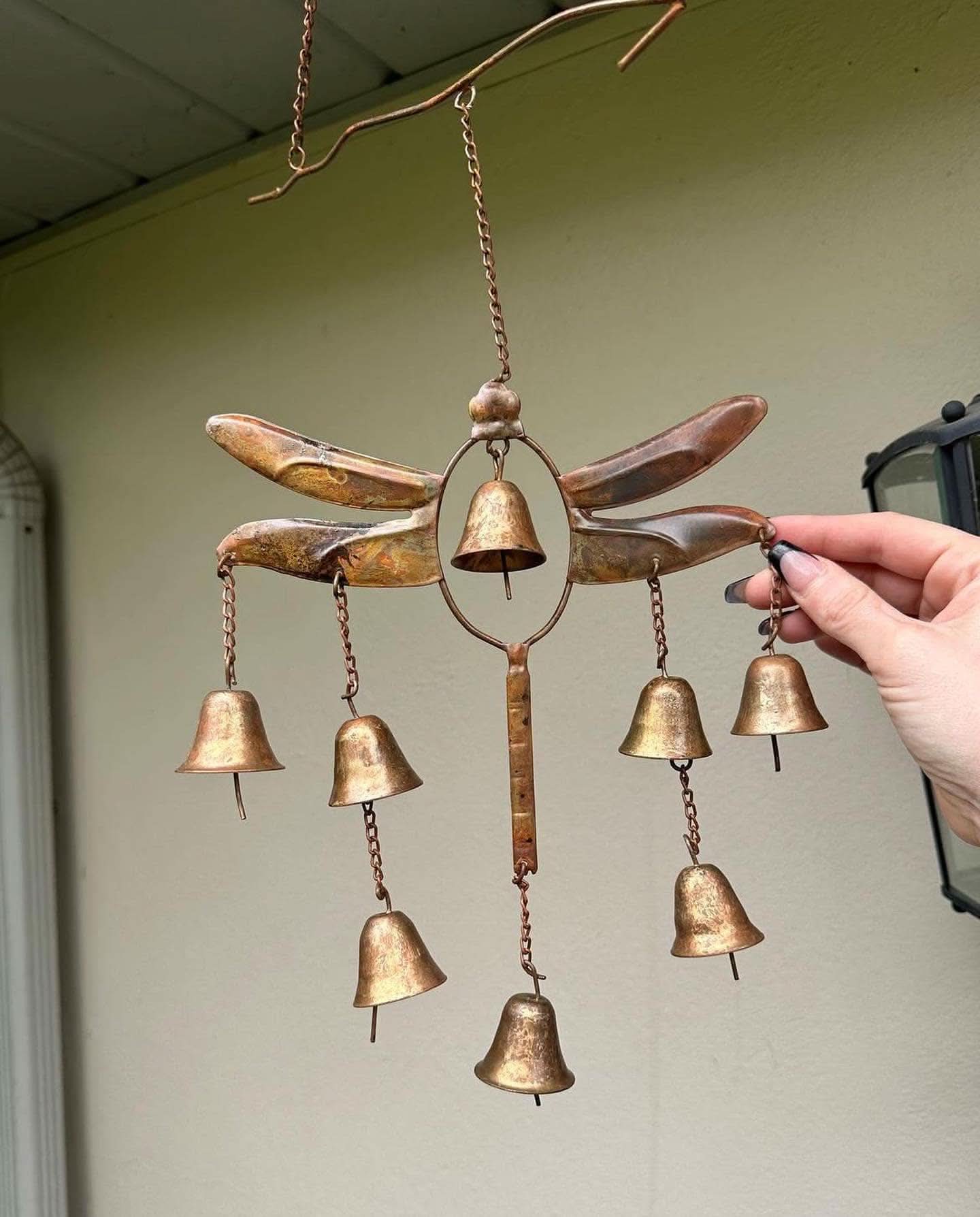 BowLift | Dragonfly Wind Chime with Bells Handmade Decor