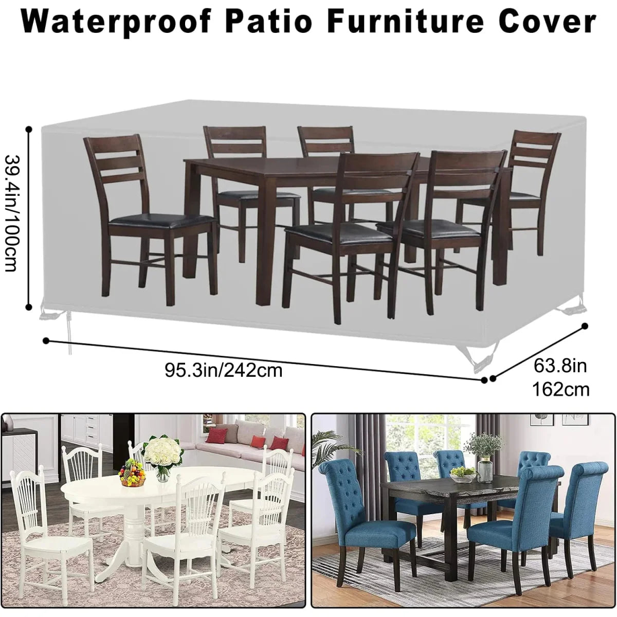 BowLift | AeroVerra Premium Patio Furniture Covers | All-weather protection for outdoor lounges and dining sets