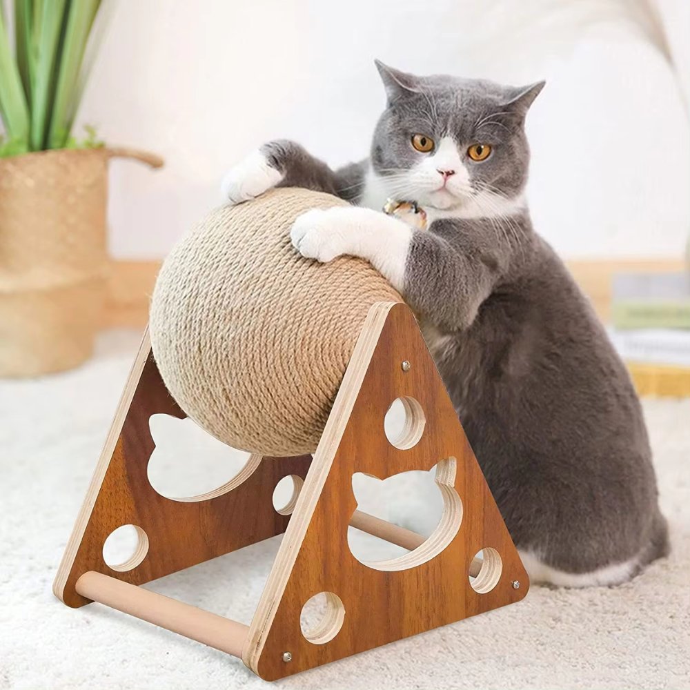 WhiskerBall • Spinning Cat Toy - Spinning Cat Toy - BowLift