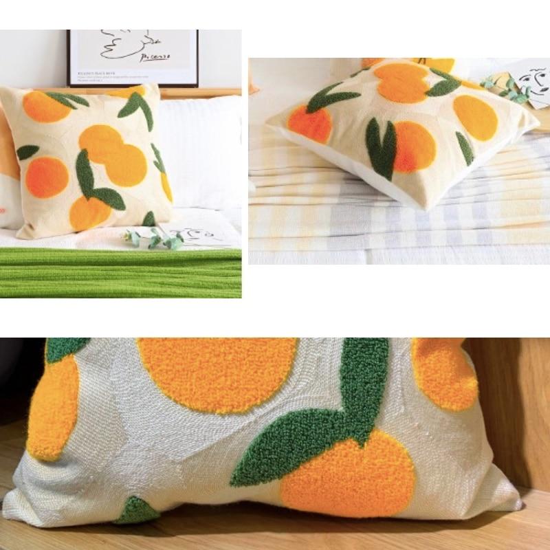 BowLift | Orange Embroidery Pillowcase