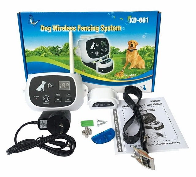 BowLift | Wireless Dog Fence System – Rechargeable Waterproof Collar for Safe Boundaries