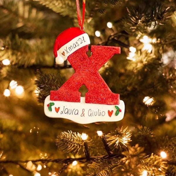 BowLift | Personalized Christmas 24 Letters Ornaments