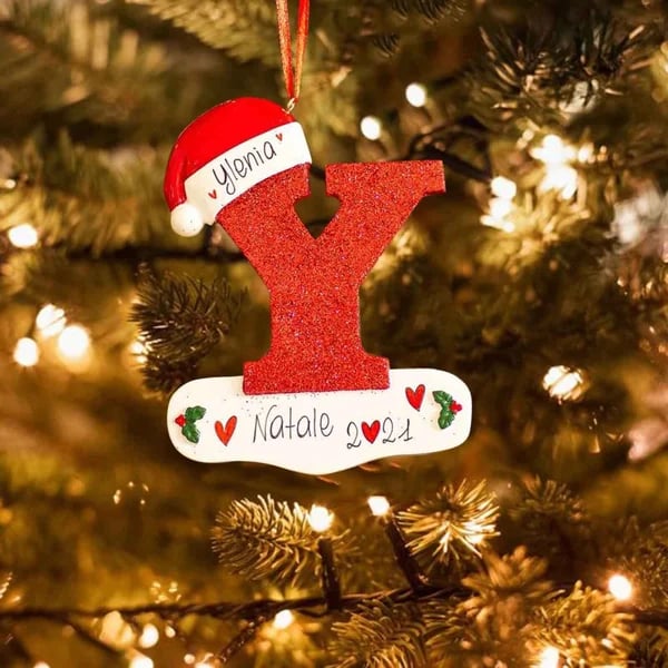 BowLift | Personalized Christmas 24 Letters Ornaments