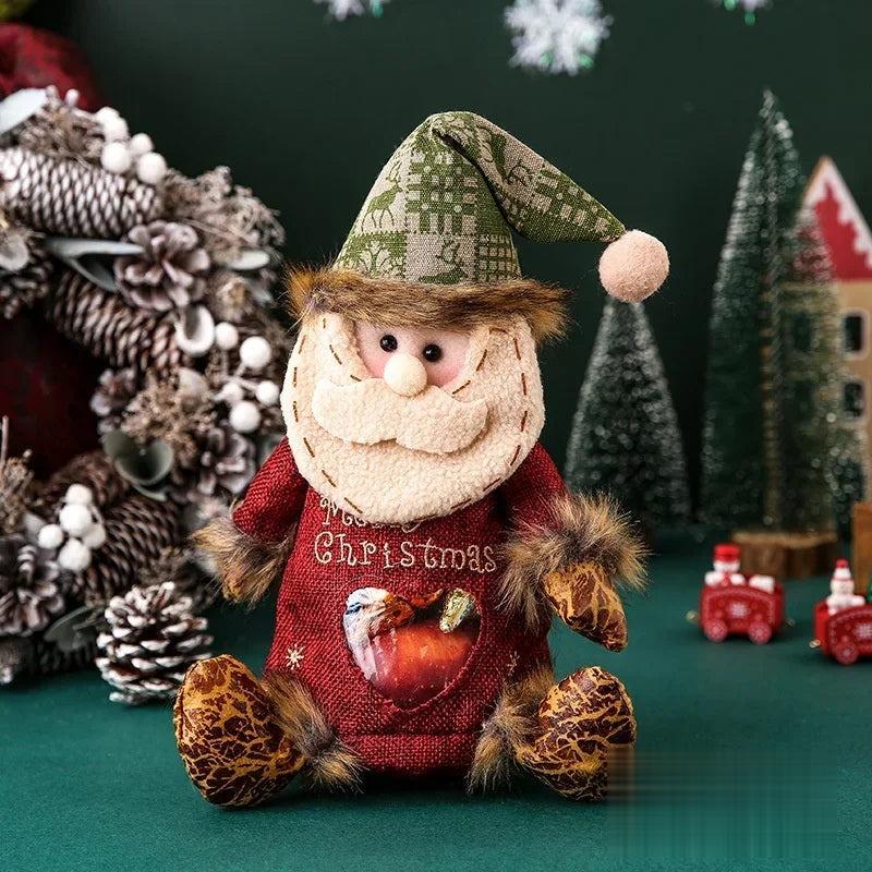 BowLift | Christmas Gift Bags | Santa & Snowman Design | Reusable Holiday Packaging | Cloth & Linen